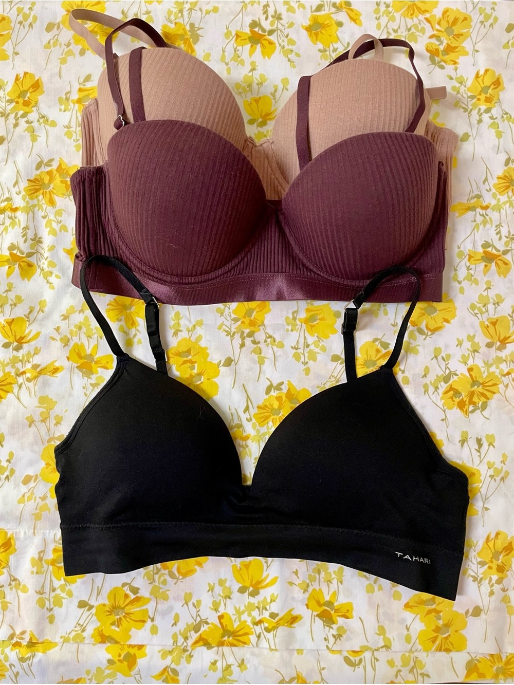Tahari 3 Bra Bundle 38C